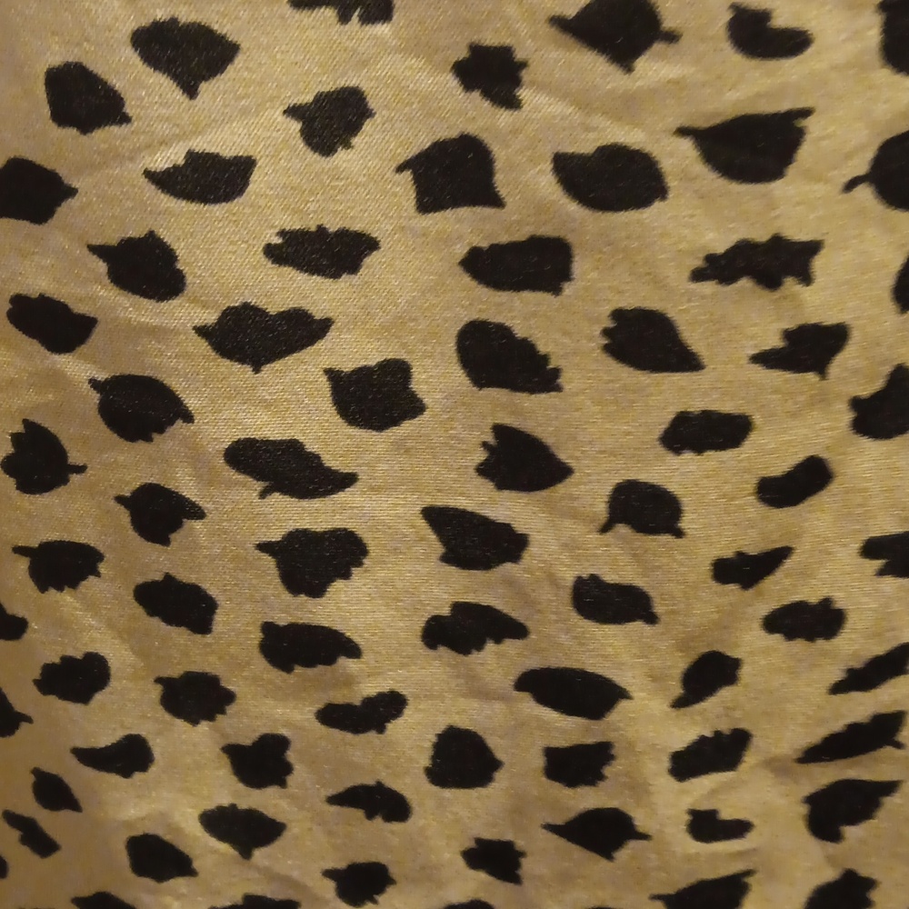 SHEIN Black and Cream Leopard Print Blouse - Picture 2 of 6